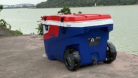 Glacière isotherme moderne 55L avec roues, durable, étanche, pour le stockage du poisson, les événements extérieurs et les barbecues
