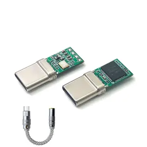 Conector PCB AMP PCB PCBA Adaptador USB C Componentes electrónicos USB Tipo-C Adaptador de máquina de auriculares de audio digital Solución PCBA