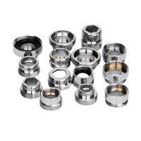 Adaptateur de robinet de cuisine, ensemble de connecteurs d'aérateur de robinet de salle de bain, 18/20/22/24 mm à 22 mm avec rondelle, métal, mâle/femelle, économie d'eau