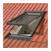 Puits de lumière d'insonorisation personnalisés pour maisons résidentielles Fenêtres de toit à double vitrage en aluminium à guillotine Verticale coulissante automatique