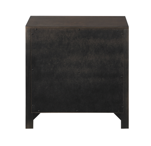 Modern Style 2-<b>Drawer</b> Eco-Friendly Adjustable Nightstand Made of Walnut Wood for Bedroom & Living Room - Product Image 4