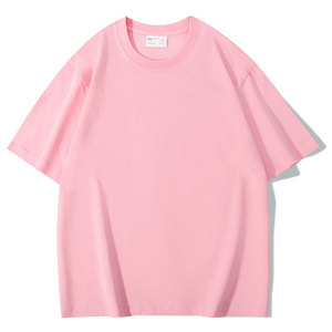 T-shirts en coton doux avec logo personnalisé de haute qualité 260 g/m² T-shirt en coton vierge pour hommes Vente en gros - Product Image 6