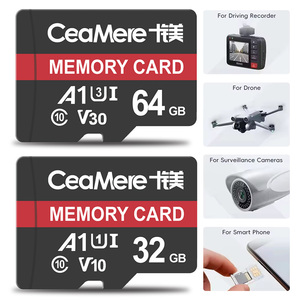 Tarjeta de Memoria <span class=keywords><strong>PS1</strong></span> PS2 de 32GB 64GB al Precio Más Bajo para Dashcam, Cámara, DVR, Dron, Teléfono, Tableta, Compatible con Tarjeta SD <span class=keywords><strong>Flash</strong></span> Personalizada Clase 10 U3 V30 - Product Image 1
