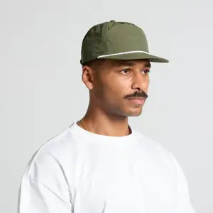 Erkek balıkçı 12cm geniş ağız ipi safari sörf ipi uç kapağı 5-Panel şapka