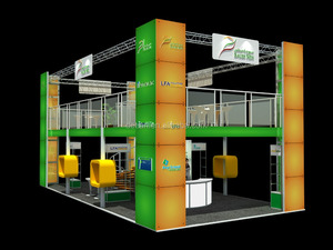 China <span class=keywords><strong>de</strong></span> aluminio grande doble cubierta stand con la etapa, feria, portátil cabina <span class=keywords><strong>de</strong></span> seguridad - Product Image 4
