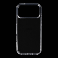 Coque de téléphone portable 2-en-1 transparente en TPU+PC pour iPhone 17 Pro Max – Protection antichoc transparente avec dos translucide coloré