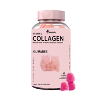 Gummies de Collagène Saveur Fraise Marque Blanche Vitamines pour la Croissance de la Peau, des Cheveux et des Ongles pour Adolescents et Adultes