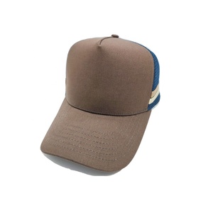 Bordado frontal personalizado y bordado de borde <span class=keywords><strong>gorras</strong></span> unisex Personalización de fábrica de alta calidad Deep Crown gorra de camionero de campo en blanco - Product Image 6