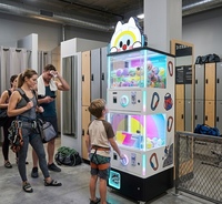 Distributeur de prix à usage intensif, prix de gros, distributeur de capsules à monnayeur à deux niveaux pour centres familiaux, machine d'arcade pour enfants