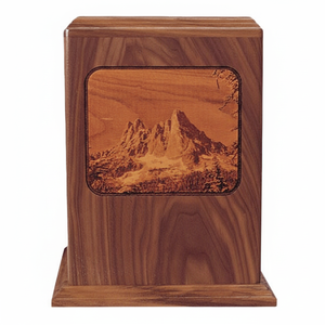 โกศเผาศพทำจากไม้สำหรับผู้ชายผู้หญิงโกศไม้สำหรับงานศพงานทำมือทันสมัย - Product Image 1