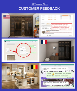 Garde-robe moderne garde-robe design de rangement <span class=keywords><strong>dressing</strong></span> en verre et bois garde-robe - Product Image 6