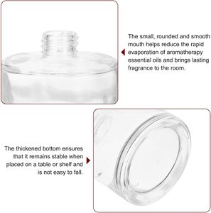 Empty Glass <b>Reed</b> <b>Diffuser</b> <b>Bottle</b> 120ml 100ml 150ml 200ml <b>Diffuser</b> <b>Bottle</b> Clear - Product Image 3