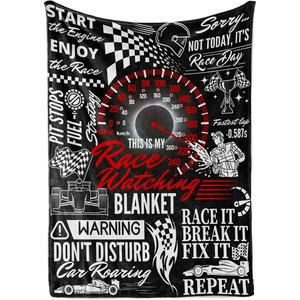 White Racing <b>Car</b> Flags Flannel <b>Blanket</b> Throw <b>Blanket</b> Nap <b>Blanket</b> Reversible Cozy Warm <b>for</b> Bed Sofa Couch Custom Print Wholesale - Product Image 6
