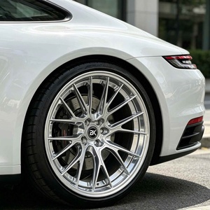 Rines BZY Personalizados de 3 Piezas Forjadas 5x130 para <span class=keywords><strong>Porsche</strong></span> 911 992 991 997 718 <span class=keywords><strong>Carrera</strong></span> <span class=keywords><strong>GTS</strong></span> de 19 20 21 Pulgadas, Acabado Pulido Cóncavo de Aleación - Product Image 1