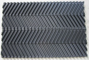 Panal de PVC PP filtro percolador de torre de enfriamiento de película llenar los medios - Product Image 2