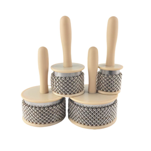 Strumento a percussione Kabasa Cabasa, shaker africano per accompagnamento ritmico di gruppo con perline metalliche per <span class=keywords><strong>musicisti</strong></span> - Product Image 2