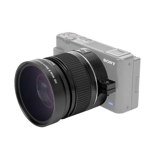 IBOOLO Brand New Arrival 2 in 1 Wide Angle Macro Lens for SONY ZV-1 / ZV-1G Camera