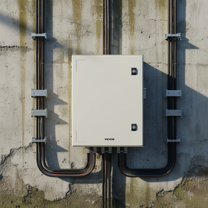 Scatola di Giunzione Elettrica 20 X 16 X 8 Pollici IP66 Impermeabile in Fibra di Vetro e Acciaio per Uso Interno ed Esterno - Product Image 2