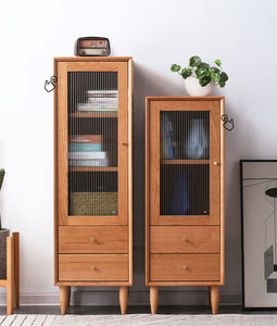 Unidad de Medios de <span class=keywords><strong>TV</strong></span> para sala de estar, centro de entretenimiento de madera sólida, diseño moderno de estilo japonés - Product Image 3