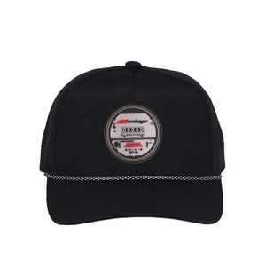 Casquette de baseball personnalisée imperméable découpée au laser avec trous perforés, logo en caoutchouc PVC, 5 panneaux - Product Image 2
