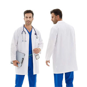 Nouvelle blouse de laboratoire pour hommes d'été en tissu tricoté de haute qualité de couleur vive Logo personnalisable pour les infirmières médecins personnel médical - Product Image 1
