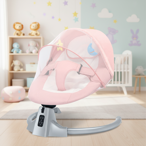 <span class=keywords><strong>Silla</strong></span> Mecedora Eléctrica Moderna y Portátil para Bebés con Control Remoto, Cuna Automática para Bebés - Product Image 4