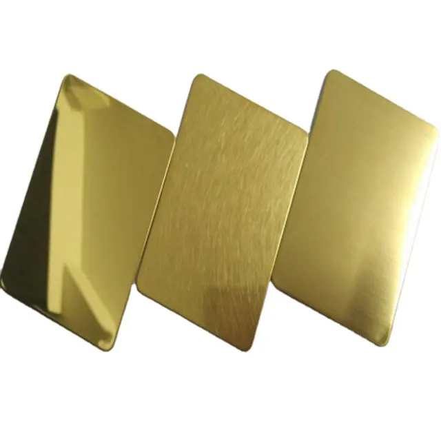 Alucobond vàng gương màu tráng nhôm tấm Composite 1220x2440mm ACP/ACM tấm cho bên ngoài bức tường Ốp