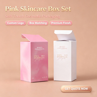 Boîtes en carton blanc pliables personnalisées pour l'emballage de produits cosmétiques et de soins de la peau