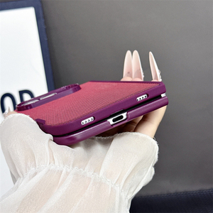 เทคโนโลยีหรูหรา เคสแม่เหล็กเนื้อผ้าทอสำหรับไอโฟนดูโอฝาครอบป้องกันแบบรวมทุกอย่างกันกระแทก - Product Image 6