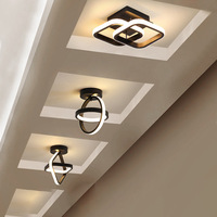 Plafonnier LED moderne pour hall d'entrée, couloir, balcon nocturne, maison intelligente, luminaire simple pour hall d'entrée