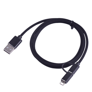 Tela de Nylon Durable 3A cargador rápido 2 en 1 Cable de carga USB para Samsung - Product Image 6