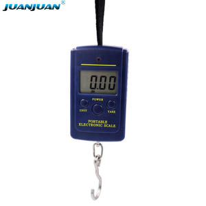 पोर्टेबल 40kg / 10g डिजिटल सामान फांसी पैमाने 3 चाबियाँ के लिए पैमाने पर इलेक्ट्रॉनिक संतुलन पैमाने मछली हुक - Product Image 5