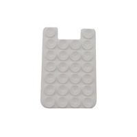 Portefeuille de téléphone 2-en-1 en silicone à ventouse, mains libres, pour selfies, avec poche pour cartes de crédit et d'identité, logo personnalisé, cadeau promotionnel