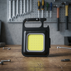 Mini Torcia LED COB Magnetica Ricaricabile Compatta con Corpo in Alluminio 5W 180Lm 5500K IP65 (F-Bright 2423324) - Product Image 3