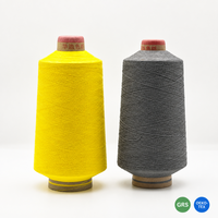 Fil de nylon polyamide DTY teint en masse haute ténacité pour le tricot à la main des chaussettes