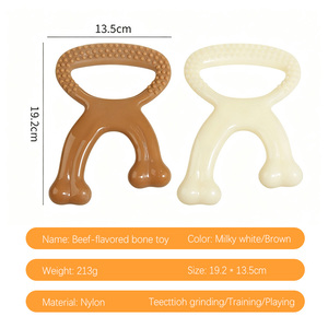 Juguete Masticable Interactivo para Perros con Sabor a Carne, de Nailon, con Forma de Cepillo de Dientes, para Uso Diario, OEM y ODM - Product Image 2
