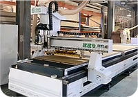 Centre d'usinage CNC automatique Syutech avec pré-charge, chargement, déchargement, emboîtement automatique, étiquetage, ATC, CNC ST2040