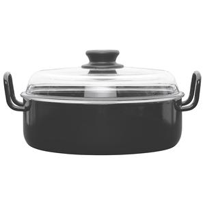 Olla para guisar RIESS Grandma's con tapa de vidrio de 3.5 Qt para uso en estufa y horno - Product Image 1