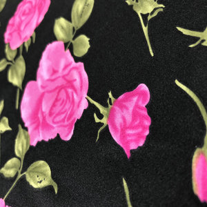 Échantillon gratuit de fleurs design en gros prix bon marché 100% vraie <span class=keywords><strong>soie</strong></span> 14mm tissu imprimé satiné extensible - Product Image 4