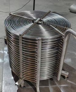 <span class=keywords><strong>Scambiatore</strong></span> <span class=keywords><strong>di</strong></span> <span class=keywords><strong>Calore</strong></span> a Spirale in Acciaio Inox 304 316L <span class=keywords><strong>di</strong></span> Grandi Dimensioni per Raffreddamento <span class=keywords><strong>di</strong></span> Birra e Latte - Product Image 1