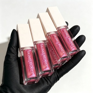 Private Label Liquid Vegan <b>Glitter</b> Lip Gloss High Shine Shimmer Holographic Custom Logo Makeup - Product Image 3