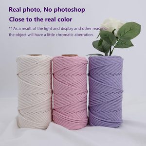 ไหมพรมคอตตอนสำหรับถักมือ ลดราคาถูก นุ่ม 8 เส้น  ไม่เป็นขุย 100% อะคริลิก - Product Image 3