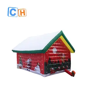 Hot sale customized advertising inflatables inflatable Christmas decoration inflatable Christmas house for party