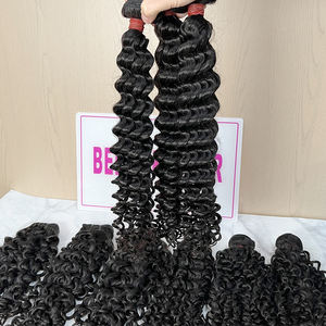 Grade 9A <span class=keywords><strong>613</strong></span> blond, vente en gros, vente en gros, livraison directe, cheveux humains, vague profonde, vierge, vendeur, lots de 3 - Product Image 4