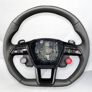 Venta Directa de Fábrica: Volante Deportivo de Cuero para Audi A3 <span class=keywords><strong>A6</strong></span> A7 A4L A5 A6L A7L Q3 Q5 Q7 A8 B8 C8 R8 TT, Venta al por Mayor y al Detal - Product Image 5