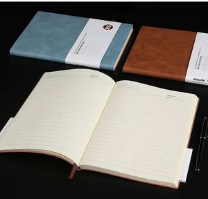 Promotion Custom Logo A6 Hardcover Binder Journal Planner Notebooks <b>Diary</b> Cover <b>A5</b> PU Leather Notebook - Product Image 4