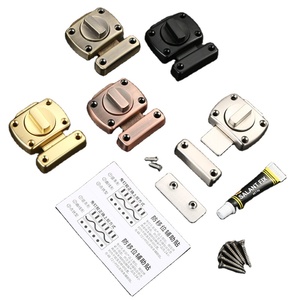 Home Bedroom <b>Window</b> Door Lock Anti-Theft Rotating Stainless Steel Knob Zinc Alloy No Drilling Required Left Right <b>Latch</b> Bolt - Product Image 2