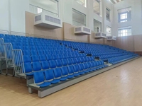 Siège de gradin Dossier haut Sièges de stade de football Chaises en plastique Tribune