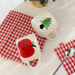 Taza de Café Original de Apple con Diseño de Árbol de Navidad, Linda Taza de Cerámica para Agua, Taza para Desayuno - Product Image 4