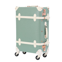 Valise vintage rétro classique Eastshine avec roues pivotantes, disponible en stock, personnalisable en usine